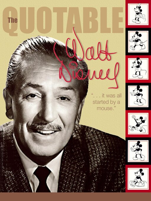 Title details for The Quotable Walt Disney by Dave Smith - Available